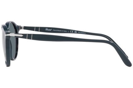 Okulary przeciwsłoneczne Persol PO3092SM 90693R Polarized Okrągłe Niebieskie