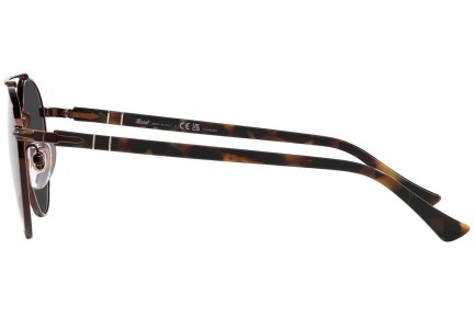 Okulary przeciwsłoneczne Persol PO1011S 114848 Polarized Pilotki (Aviator) Brązowe