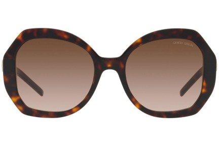 Okulary przeciwsłoneczne Giorgio Armani AR8180 502613 Oversize Havana