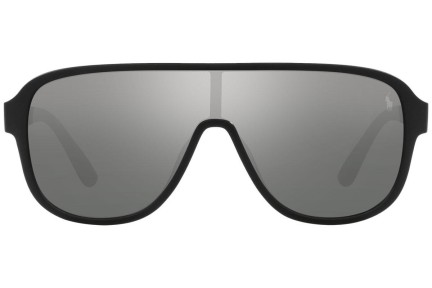 Okulary przeciwsłoneczne Polo Ralph Lauren PH4196U 53896G Pojedyncze | Shield Czarne
