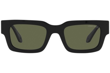 Okulary przeciwsłoneczne Giorgio Armani AR8184U 587558 Polarized Prostokątne Czarne