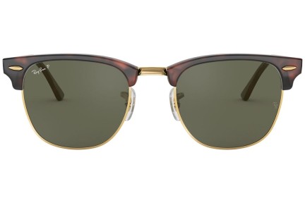 Okulary przeciwsłoneczne Ray-Ban Clubmaster Classic RB3016 990/58 Polarized Browline Havana