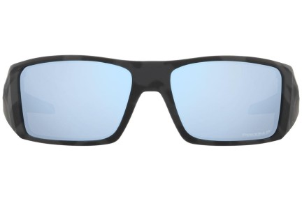 Okulary przeciwsłoneczne Oakley Heliostat OO9231-05 Polarized Prostokątne Czarne