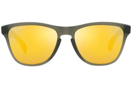 Okulary przeciwsłoneczne Oakley Frogskins XS OJ9006-37 Polarized Kwadratowe Szare