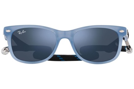 Okulary przeciwsłoneczne Ray-Ban Junior New Wayfarer Junior RJ9052S 714855 Kwadratowe Niebieskie