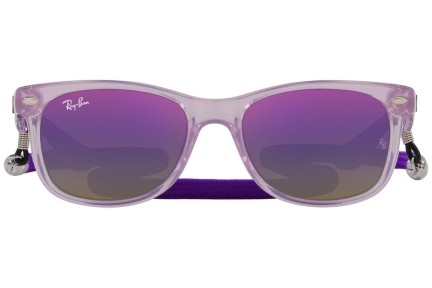 Okulary przeciwsłoneczne Ray-Ban Junior New Wayfarer Junior RJ9052S 7147B1 Kwadratowe Fioletowe