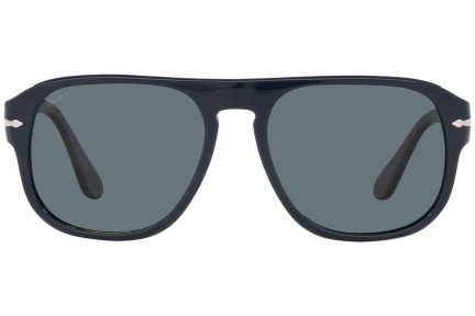 Okulary przeciwsłoneczne Persol Jean PO3310S 11893R Polarized Kwadratowe Niebieskie