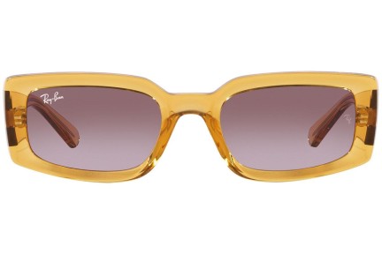 Слънчеви очила Ray-Ban Kiliane RB4395 66828H Правоъгълни Жълта