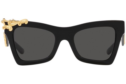 Okulary przeciwsłoneczne Dolce & Gabbana DG4434 501/87 Kocie oczy Czarne