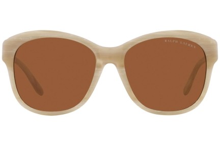 Okulary przeciwsłoneczne Ralph Lauren RL8190Q 608473 Okrągłe Beżowe