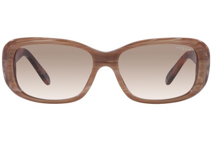Okulary przeciwsłoneczne Vogue Eyewear VO2606S 307113 Prostokątne Brązowe