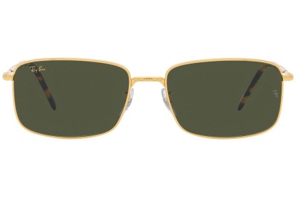 Ochelari de soare Ray-Ban RB3717 919631 Dreptunghiulari Aurii