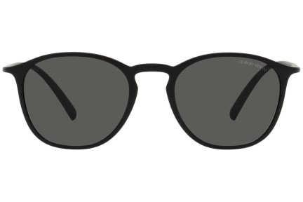 Okulary przeciwsłoneczne Giorgio Armani AR8186U 504287 Okrągłe Czarne