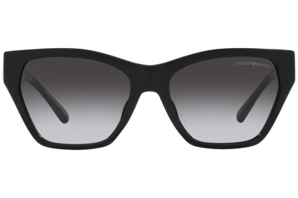 Okulary przeciwsłoneczne Emporio Armani EA4203U 50178G Kocie oczy Czarne