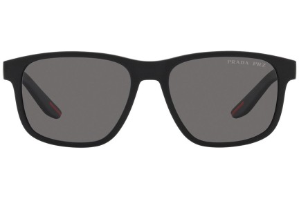 Okulary przeciwsłoneczne Prada Linea Rossa PS06YS DG002G Polarized Kwadratowe Czarne