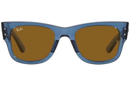 Слънчеви очила Ray-Ban Mega Wayfarer RB0840S 668073 Квадратни Синя