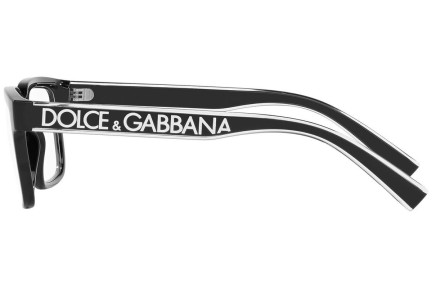 Okulary korekcyjne Dolce & Gabbana DG5102 501 Prostokątne Czarne