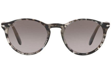 Okulary przeciwsłoneczne Persol Galleria '900 Collection PO3092SM 9057M3 Polarized Okrągłe Szare
