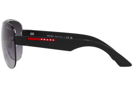 Okulary przeciwsłoneczne Prada Linea Rossa PS55YS 1BC09U Pilotki (Aviator) Srebrne
