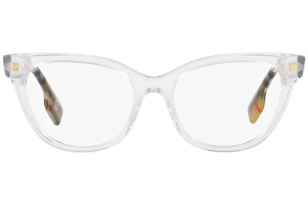 Okulary korekcyjne Burberry Evelyn BE2375 3024 Kocie oczy Przezroczyste