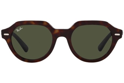 Okulary przeciwsłoneczne Ray-Ban Gina RB4399 902/31 Kwadratowe Havana