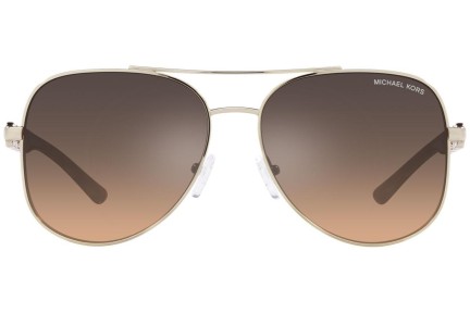 Okulary przeciwsłoneczne Michael Kors Chianti MK1121 1014K0 Pilotki (Aviator) Złote