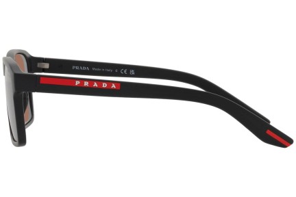Okulary przeciwsłoneczne Prada Linea Rossa PS05YS DG050A Prostokątne Czarne