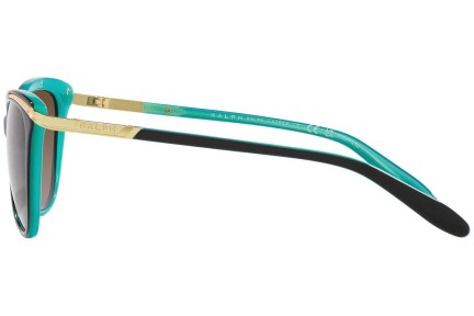 Okulary przeciwsłoneczne Ralph by Ralph Lauren RA5203 6076T5 Polarized Kocie oczy Czarne