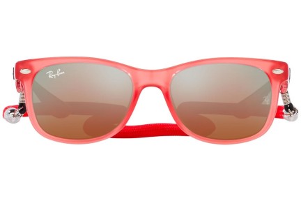 Okulary przeciwsłoneczne Ray-Ban Junior New Wayfarer Junior RJ9052S 7145A8 Kwadratowe Różowe