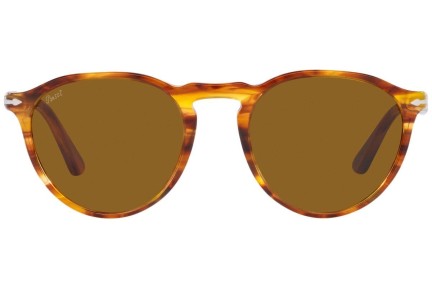 Okulary przeciwsłoneczne Persol PO3286S 115733 Okrągłe Havana