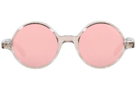 Okulary przeciwsłoneczne Emporio Armani EA 501M 60204Z Okrągłe Przezroczyste