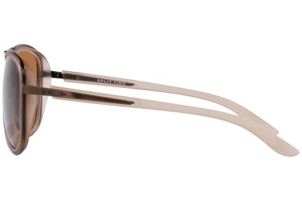 Okulary przeciwsłoneczne Oakley Split Time OO4129-23 Polarized Pilotki (Aviator) Brązowe