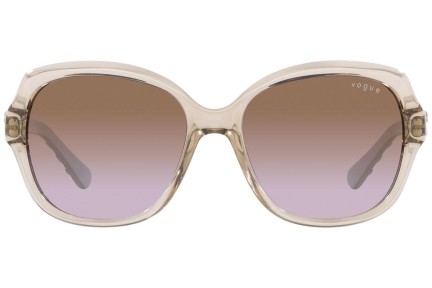 Okulary przeciwsłoneczne Vogue Eyewear VO2871S 299068 Oversize Brązowe