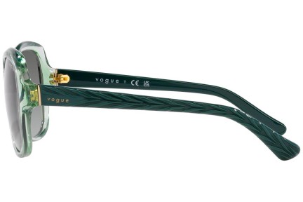 Okulary przeciwsłoneczne Vogue Eyewear VO2871S 304311 Oversize Zielone
