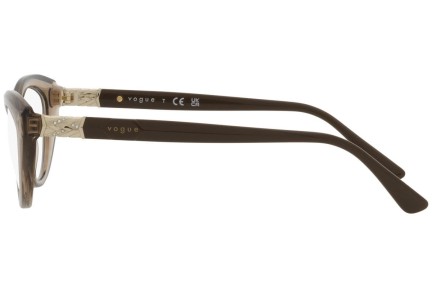 Okulary korekcyjne Vogue Eyewear VO5478B 2940 Owalne Brązowe