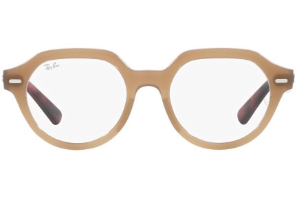 Okulary korekcyjne Ray-Ban Gina RX7214 8258 Kwadratowe Brązowe