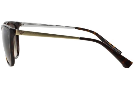 Okulary przeciwsłoneczne Emporio Armani EA4025 502613 Kocie oczy Havana