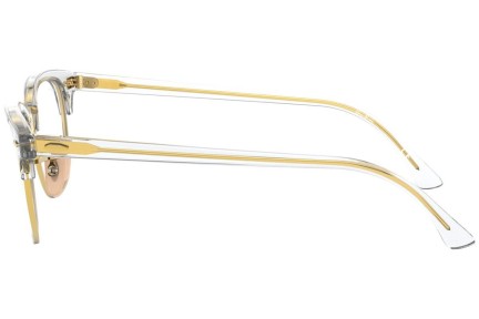 Okulary korekcyjne Ray-Ban Clubmaster RX5154 5762 Browline Przezroczyste