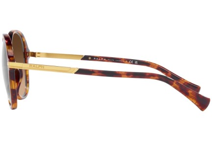 Okulary przeciwsłoneczne Ralph by Ralph Lauren RA5297U 588574 Okrągłe Havana