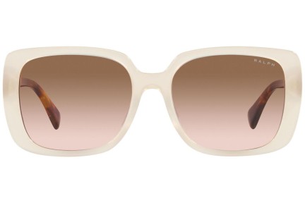 Okulary przeciwsłoneczne Ralph by Ralph Lauren RA5298U 606113 Kwadratowe Beżowe