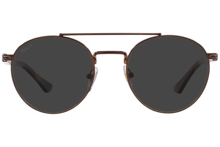 Okulary przeciwsłoneczne Persol PO1011S 114848 Polarized Pilotki (Aviator) Brązowe