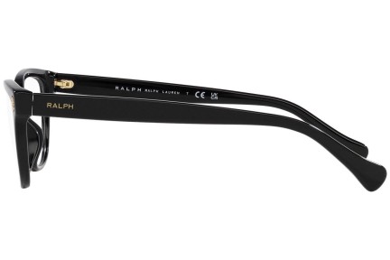Okulary korekcyjne Ralph by Ralph Lauren RA7152U 5001 Owalne Czarne