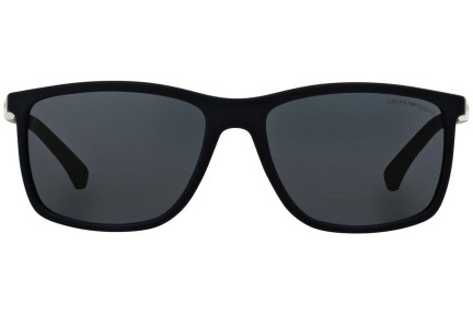 Okulary przeciwsłoneczne Emporio Armani EA4058 547487 Kwadratowe Niebieskie