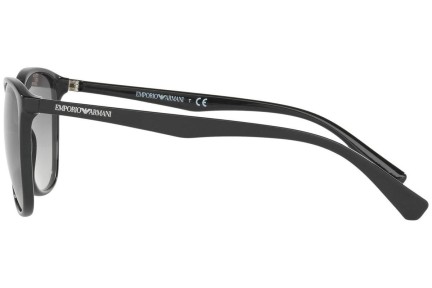 Okulary przeciwsłoneczne Emporio Armani EA4073 501711 Oversize Czarne