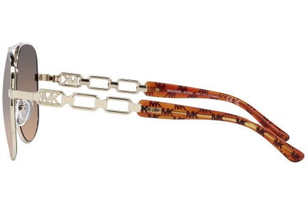 Okulary przeciwsłoneczne Michael Kors Chianti MK1121 1014K0 Pilotki (Aviator) Złote