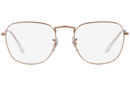 Okulary korekcyjne Ray-Ban Frank RX3857V 3094 Okrągłe Brązowe