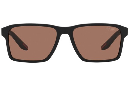 Okulary przeciwsłoneczne Prada Linea Rossa PS05YS DG050A Prostokątne Czarne