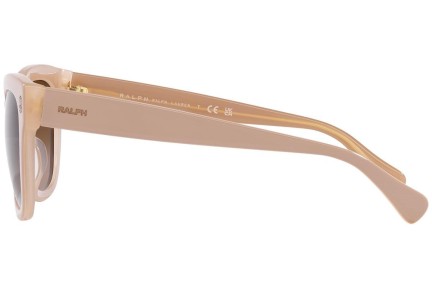 Okulary przeciwsłoneczne Ralph by Ralph Lauren RA5301U 606313 Kocie oczy Beżowe