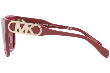 Okulary przeciwsłoneczne Michael Kors Empire Square MK2182U 32566G Kocie oczy Różowe