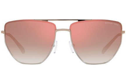 Okulary przeciwsłoneczne Michael Kors Paros MK1126 11086F Pilotki (Aviator) Srebrne